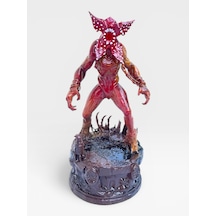 Stranger Things Demogorgon Figürü 15 Cm Diorama Standlı Biblo - Özel Seri