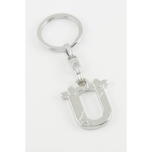 Harfli - 992 - - Csmo-tex - Metal Anahtarlık-ü Çok Renkli