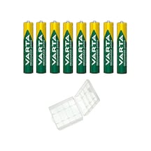 Varta 5703 1000 mAh AAA Ni-MH Şarj Edilebilir İnce Kalem Pil 2 x 4'lü + Pil Kutusu