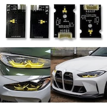 Autogp Bmw G22 G26 Angel Led Modülü Sarı 2019 / 2023 Led Far Uyumlu