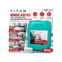Tıtan Rınse Aıd D3 20 Kg Sert Sularda Etkili Endüstriyel Bulaşık Makinesi Parlatıcısı - 939619894