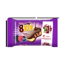Ülker Dankek 8 Kek 24x55g Orman Meyveli - Pratik Atıştırmalık 3'li Ekonomik Paket - 3 Adet Tarı