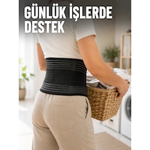 Zenvia Bel Destekli Çalışma Korsesi Ayarlanabilir Elastik Cırtlı Bel Desteği Znv2026