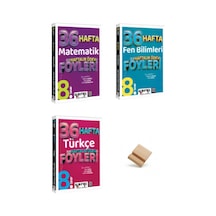 Yargı Lgs 2027 8. Sınıf Matematik Türkçe Ve Fen Bilimleri Ödev Föyleri 3lü Set + Telefon Standı