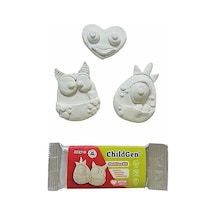 ChildGen Hava İle Kuruyan Beyaz Modelleme Kili 250 Gram