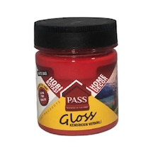 Pass Lack Hobi Boyası Kendinden Vernikli 4020Bayrak Kırmızı 120Cc