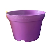 Nura Botanik Katı Plastik Sukulent Saksısı 5 Adet Koyu Mor 8.5 Cm