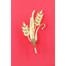 Buğday Başağı Broş. Altın Buğday Başağı Broş. Yaka İğnesi Broş. Kadın Broş. Erkek Broş. Broş. Unisex Gold
