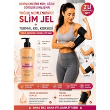 Collagen İçerikli Yoğun Jel 250 Ml Ve Termal Kol Korsesi 2'li Set Toparlayıcı Ve Sıkılaştırıcı Bakım