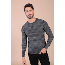 Ferraro Bisiklet Yaka Superfine Yün Kazak - Antrasit Antrasit (490433510) Antrasit