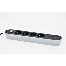 Akım Koruyuculu 3usb Port Hızlı Şarjlı 3lü Priz-430 0
