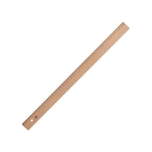 Hatas Tahta Cetvel 50 Cm 2 Adet Şeffaf