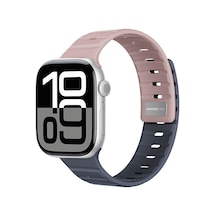 Watch 10 46mm Amazingthing Silqlock Silikon Kordon Strap Kayış Pembe
