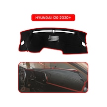 Hyundai İ20 2020+torpido Koruma Halısı Kırmızı Kenar