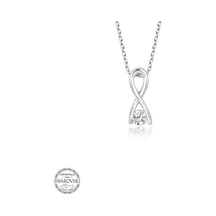 Swarovski Taşlı Gümüş Sonsuzluk Kadın Kolye (519230063)