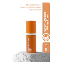 İva Natura Organik Mineral Filtreli Spf 50 Güneş Kremi Çinko Oksit İçerikli Hassas Ciltler İçin 30 Ml