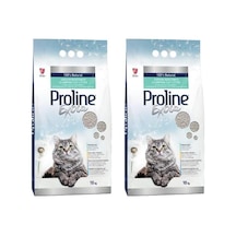 Proline Extra Sodium Bentonit Gri Topaklanan Kedi Kumu 10 Lt X 2 Adet
