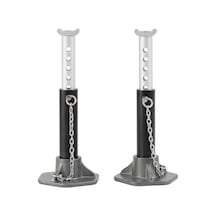 Vkemall 2 Adet Metal Yükseklik Ayarlanabilir Tırmanma Aracı Tamir Sokağı Siyah