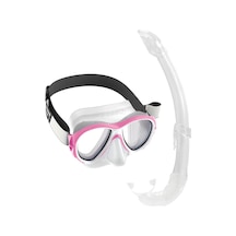 Cressi Samoa Maske - Mexico Şnorkel Set Clear/pınk Çok Renkli