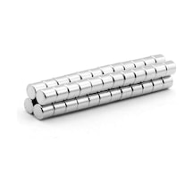 10 Adet Çap 4mm X Kalınlık 4mm Yuvarlak Güçlü Neodyum Mıknatıs