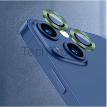 Apple İphone 13 Kamera Lens Koruyucu Parmak İzi Bırakmayan A+ Kalite Koyu Yeşil