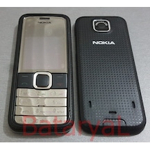 Nokia 7310 Supernova Siyah Kasa Kapak Klavye Tuş Takımı Yan Düğme
