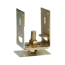 Ayarlanabilir Pergule Ayağı, Galvanizli Metal, 7-12 Cm 6395751