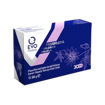 Evo Pharma Passıflora Valerian Melissa İçeren Takviye Edici Gıda 30 Kapsül