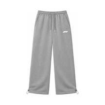 Zaee F1 Nakışlı Ayarlanabilir Paça Baggy Eşofman Altı gri
