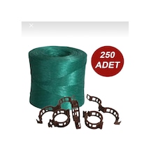 Sera İpi Ve Sebze Bağlama Klipsi 250 Adet Tüm Sebzeler İçin Uyumlu Bitki Klipsi
