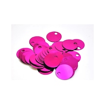 Çanta Pulu , Patik Pulu ( 25 Gram ) 20 Mm Fuşya Pembe Renk