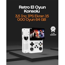 R36s Taşınabilir Retro Oyun Konsolu - 15.000 Oyun 64 Gb Depolama Ips Ekran