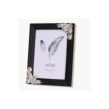 Selim Dekor Rosengard 13x18 Çerçeve Siyah-gümüş