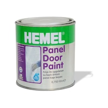 Hemel Panel Door Paint Polar White Amerikan Panel Kapı Boyası Beyaz 0,75 Lt