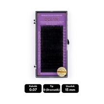 Ocean 0.07d Dramatik Kıvrım 15 Mm Soft Eyelash Doğal İpek Kirpik 16'lı