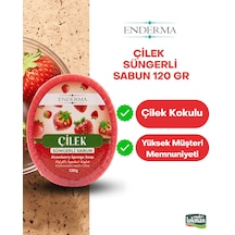 Çilek Süngerli Sabun 120gr