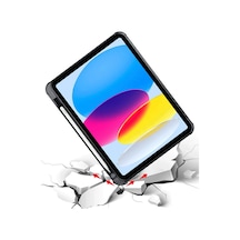 İpad 2022 10.9 10.nesil Kılıf Kalemlikli Mars Tablet Kılıfı - Siyah Diğer