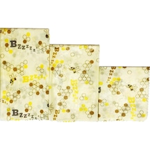 Suntek Ekmek Sarma Için Balmumu Gıda Sargıları Sıfır Atık Arı