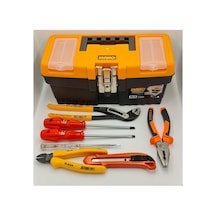 Mano Takım Çanta Seti Fort Pense Yan Keski Kombine Pense Tornavida Maket Bıçağı Kontrol Kalemi