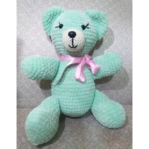 Amigurumi Organik Örgü Oyuncak Uyku Arkadaşı Ayıcık