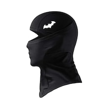 Flex Batman Reflektörlü Logolu Siyah Kar Maske Balaklava Balaclava Buff Boyunluk Motosiklet Scooter
