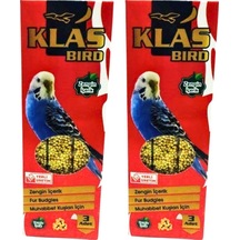 Klas Bird Muhabbet Kuşu 3lü Ballı Kraker 2 Paket
