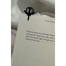Uçak Temalı Metal Kitap Ayracı