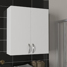 Dekorister Benito Çamaşır Makinesi Üst Dolabı Beyaz Çok Renkli