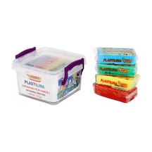 Jovı 704 50gr Kurumayan Oyun Hamuru 4 Renk - Saklama Kabı Rengarenk