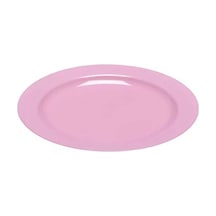 Plastik Pembe Tabak 26 Cm - 10 Adet