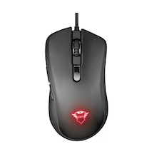 TRUST JACX 23575 GXT 930 USB 6400DPI SİYAH 6  BUTTONS RGB GAMING