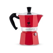 6 Kişilik Espresso Kahve Pişiricisi, Kırmızı Renkli Tasarım