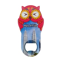 Malezya Temalı Baykuş Magnet Kapak Açacak