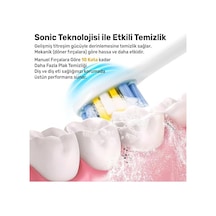 Npo Nicefeel X610-z Dakikada 40000 Titreşim, Şarjlı Sonic Profesyonel Diş Fırçası Beyaz 14824636